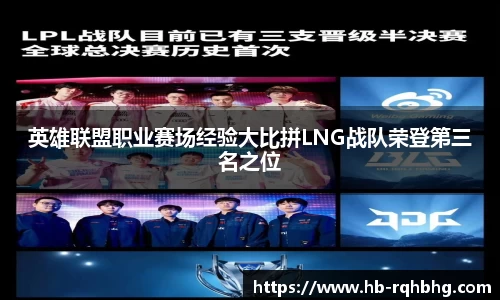 英雄联盟职业赛场经验大比拼LNG战队荣登第三名之位